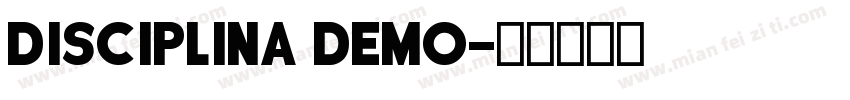 DISCIPLINA DEMO字体转换